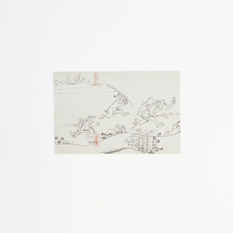 Choju Jinbutsu Giga Monkey Chase Phone Sticker / Benrido - bungu