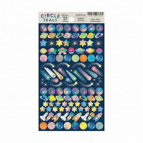 Circle Seals Basic Sheet Sticker / RYU - RYU - bungu