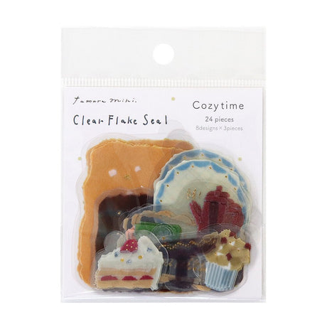Clear Flake Sticker Tamura Miki Gold Foil / SAIEN - bungu