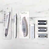 [CLEARANCE] Mono Gray Scale Stationery Bundle / Tombow - bungu