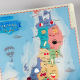 Clip and Learn Japan Clear File 4 - Sheet Set Series / Tokyo Cartographic - bungu