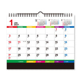 Color Index Desk Calendar 2027 / Shin Nihon Calendar - bungu