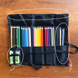 Color Pencil Sets w/ Roll Case & Mini Sharpener / Tombow - bungu