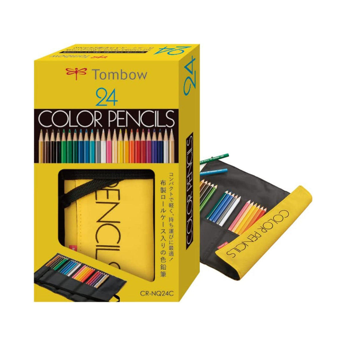 Color Pencil Sets w/ Roll Case & Mini Sharpener / Tombow - bungu