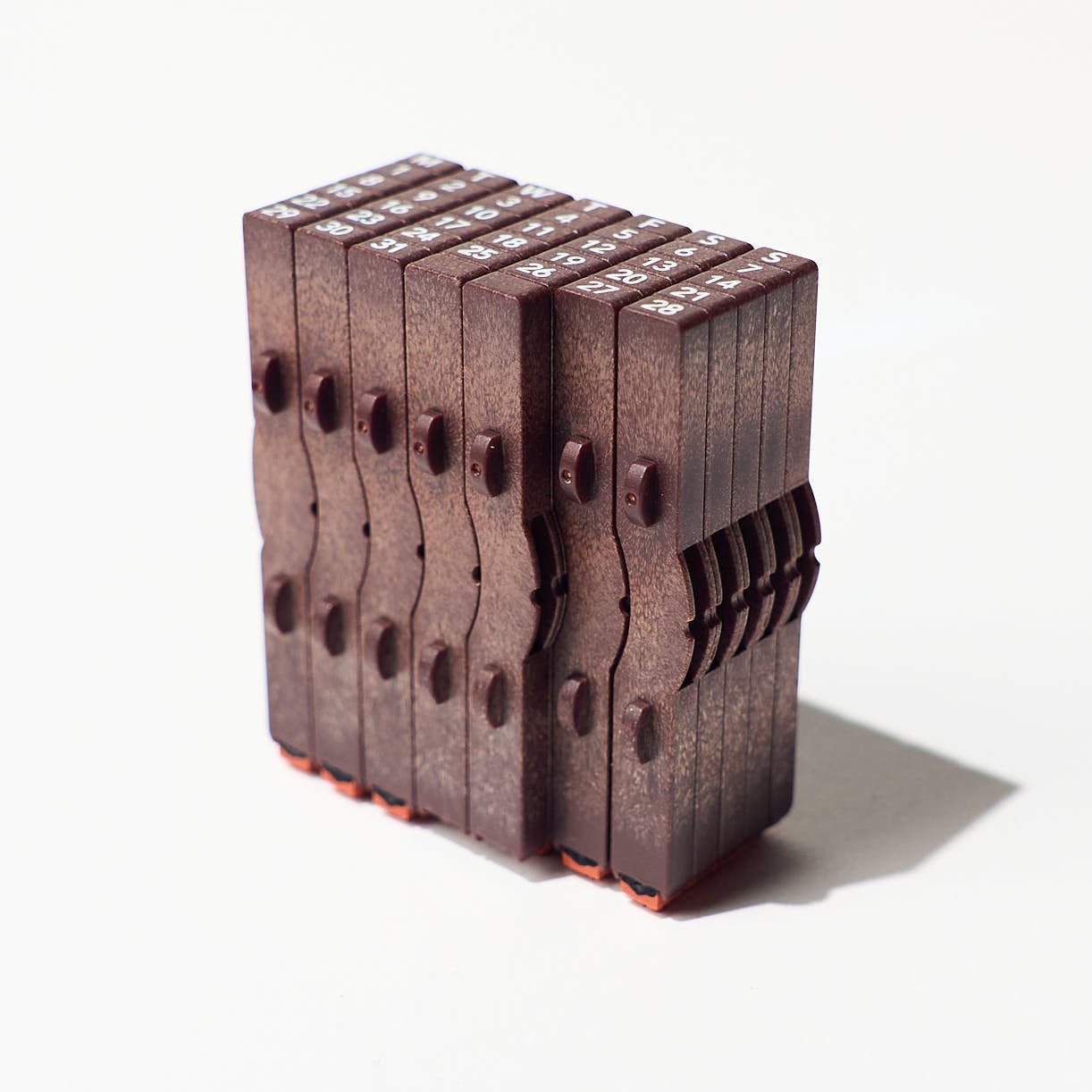 sachi‪ ꪔ̤！ Connected Calendar Stamp / Shachihata – bungu