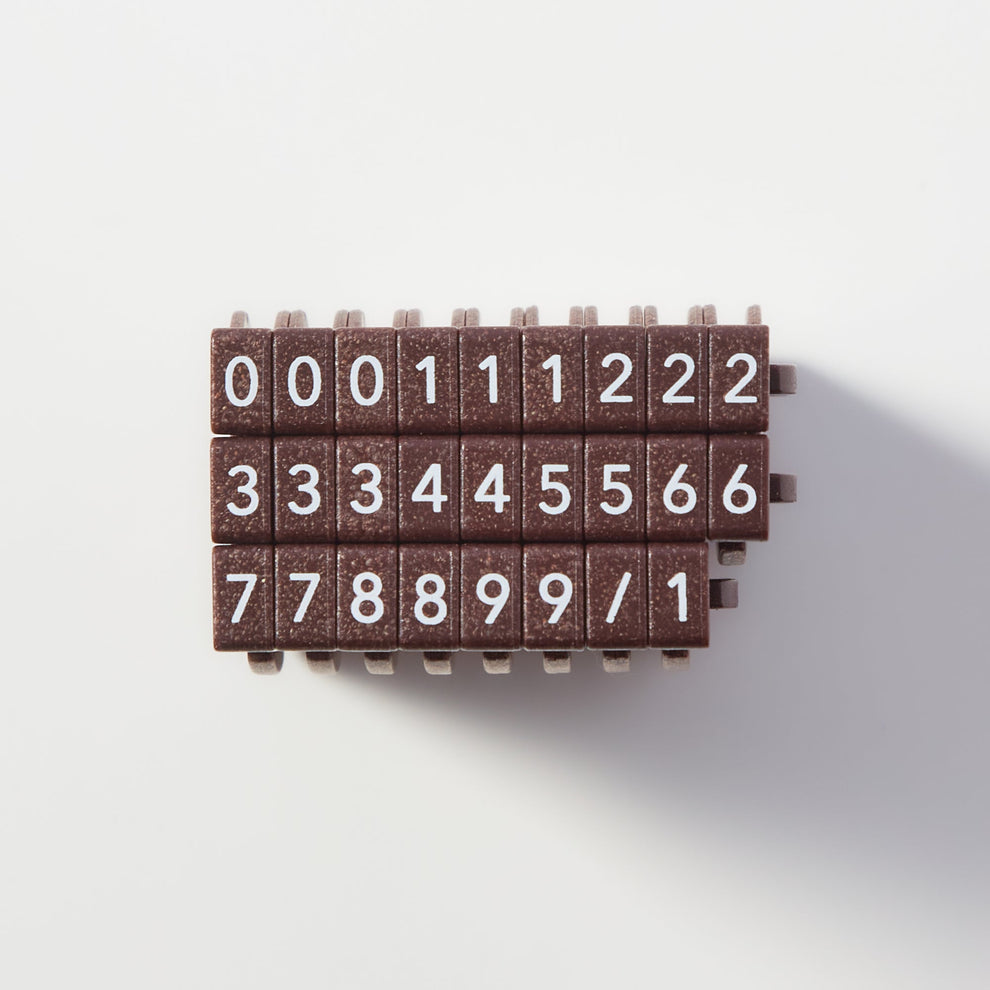 Connected Calendar Stamp / Shachihata bungu