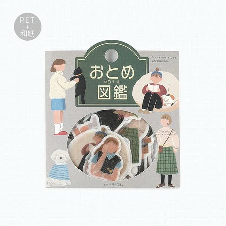 Coordinate Sticker Otome Zukan Flake Stickers / BGM - bungu