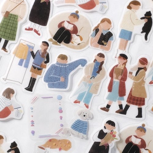 Coordinate Sticker Otome Zukan Flake Stickers / BGM - bungu