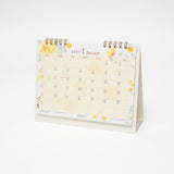 Country Time Floral Ring Desk Calendar 2027 / MIDORI - bungu