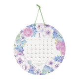 Country Time Floral Round Wall Calendar 2026 / MIDORI - bungu