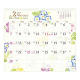 Country Time Floral Wall Calendar 2027 / MIDORI - bungu