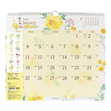 Country Time Floral Wall Calendar 2027 / MIDORI - bungu