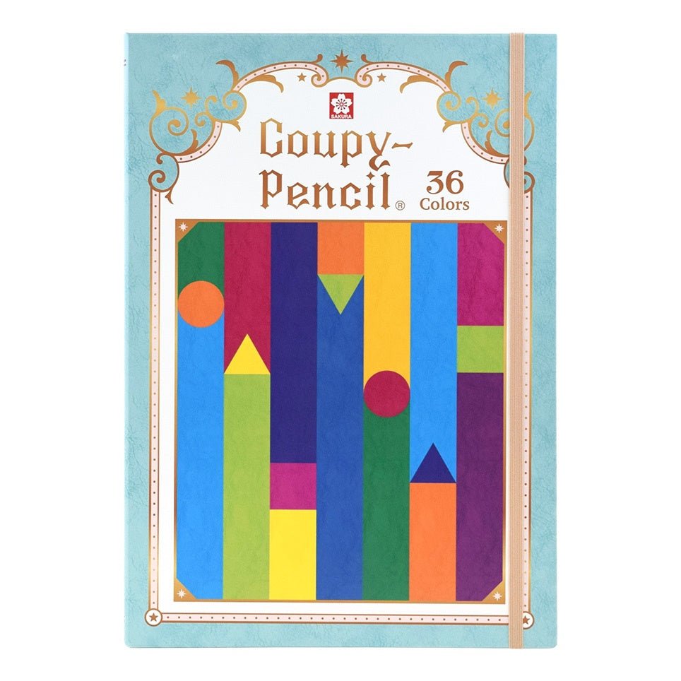 Coupy Pencil 36 - Color Set Book - Style Case / SAKURA - bungu