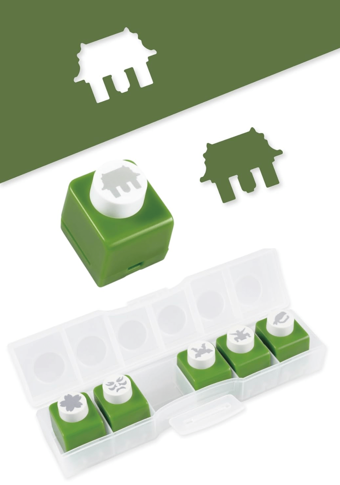 Punch Bunch Mini Craft Punch - Stamen Design For Paper Crafting & Scrapbooking