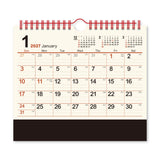 Cream Memo Desk Calendar 2027 / Shin Nihon Calendar - bungu
