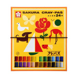 Crepas Large Roll Crayons / SAKURA - bungu