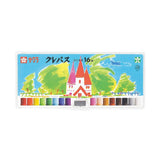 Crepas Thick Roll 16 Colors Crayon / SAKURA - bungu