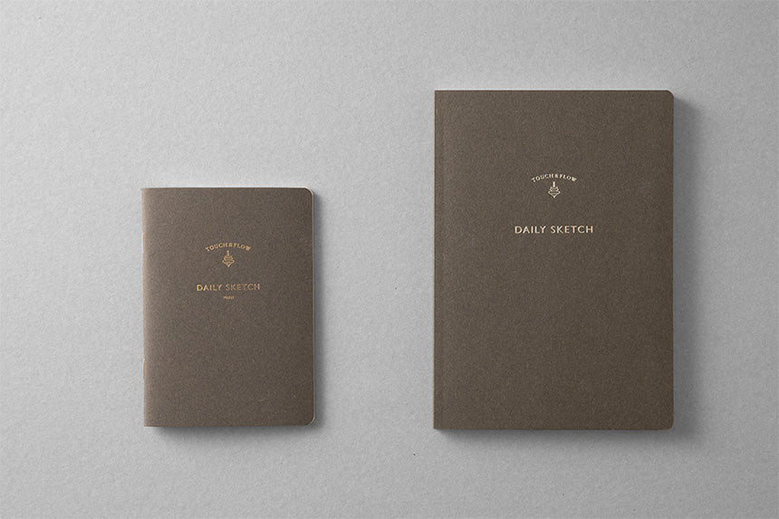 DAILY SKETCH Mini Notebook B7 Black & White / TOUCH & FLOW - bungu