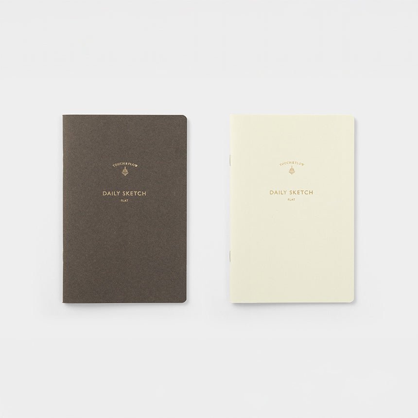 DAILY SKETCH Notebook B6 Slim Black & White / TOUCH & FLOW - bungu