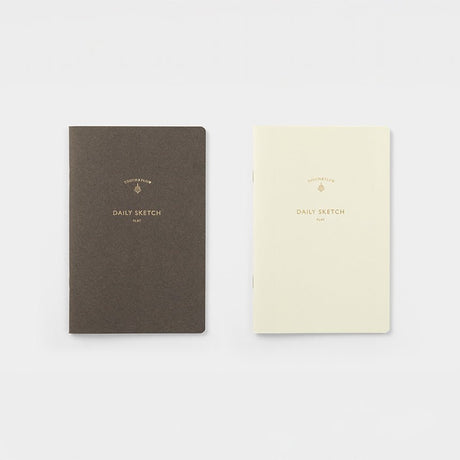 DAILY SKETCH Notebook B6 Slim Black & White / TOUCH & FLOW - bungu