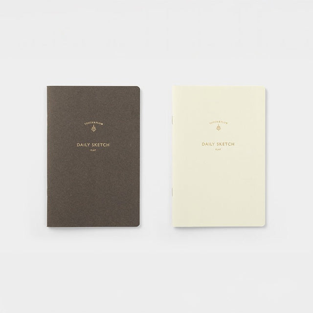 DAILY SKETCH Notebook B6 Slim Black & White / TOUCH & FLOW - bungu