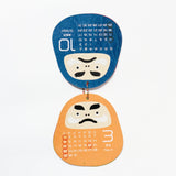 Daruma Calendar 2026 Designed by Kaya / Amina Collection Co., Ltd - bungu