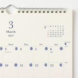 Daylight Gradient Wall Calendar 2027 / MIDORI - bungu