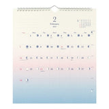 Daylight Gradient Wall Calendar 2027 / MIDORI - bungu