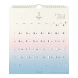 Daylight Gradient Wall Calendar 2027 / MIDORI - bungu