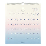 Daylight Gradient Wall Calendar 2027 / MIDORI