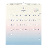 Daylight Gradient Wall Calendar 2027 / MIDORI