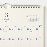 Daylight Gradient Wall Calendar 2027 / MIDORI