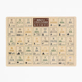 Desk Mat Map Symbols / Tokyo Cartographic - bungu