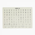 Desk Mat Map Symbols / Tokyo Cartographic - bungu