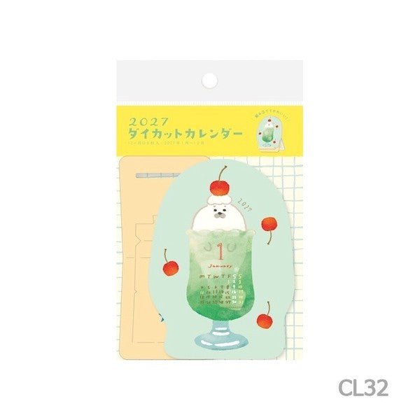 Die-Cut Desk Calendar 2027 / Furukawashiko - bungu