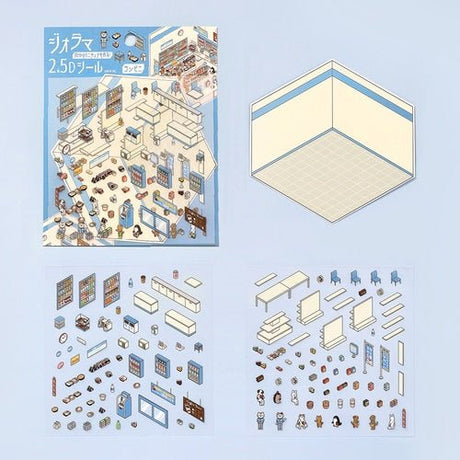 Diorama 2.5D Sticker / BGM - bungu
