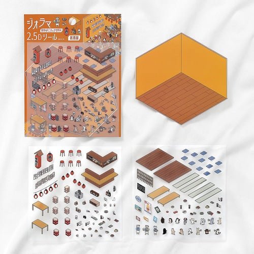 Diorama 2.5D Sticker / BGM - bungu