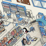 Diorama 2.5D Sticker / BGM - bungu