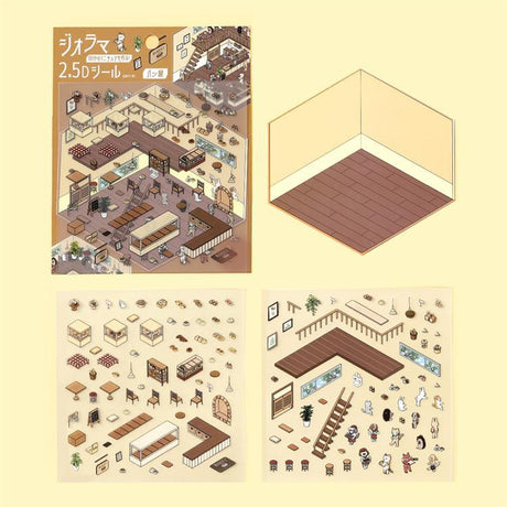 Diorama 2.5D Sticker Vol.2 / BGM - bungu