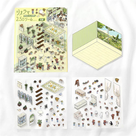 Diorama 2.5D Sticker Vol.2 / BGM - bungu
