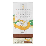 Dog and Cat Stand Calendars 2026 / MIDORI - bungu