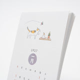 Dog and Cat Stand Calendars 2027 / MIDORI - bungu