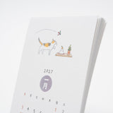 Dog and Cat Stand Calendars 2027 / MIDORI - bungu