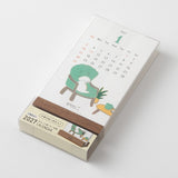 Dog and Cat Stand Calendars 2027 / MIDORI
