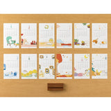 Dog and Cat Stand Calendars 2027 / MIDORI