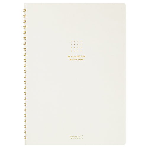 Dot Grid A5 Ring Notebook / Midori DESIGNPHIL - bungu