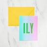 DOT ILY Card / Letterpress Letters - bungu