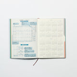 Double Schedule Planner 2026 / MIDORI - bungu