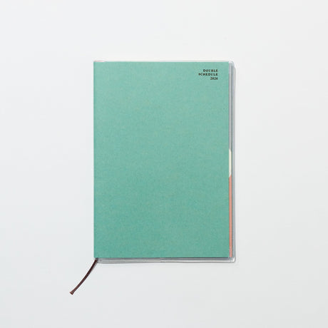 Double Schedule Planner 2026 / MIDORI - bungu