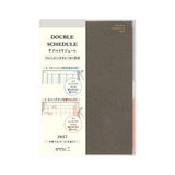 Double Schedule Planner 2027 / MIDORI - bungu